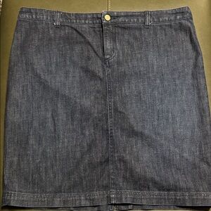 Lilly Pulitzer Denim Mini Skirt - Blue, Size 12,EUC